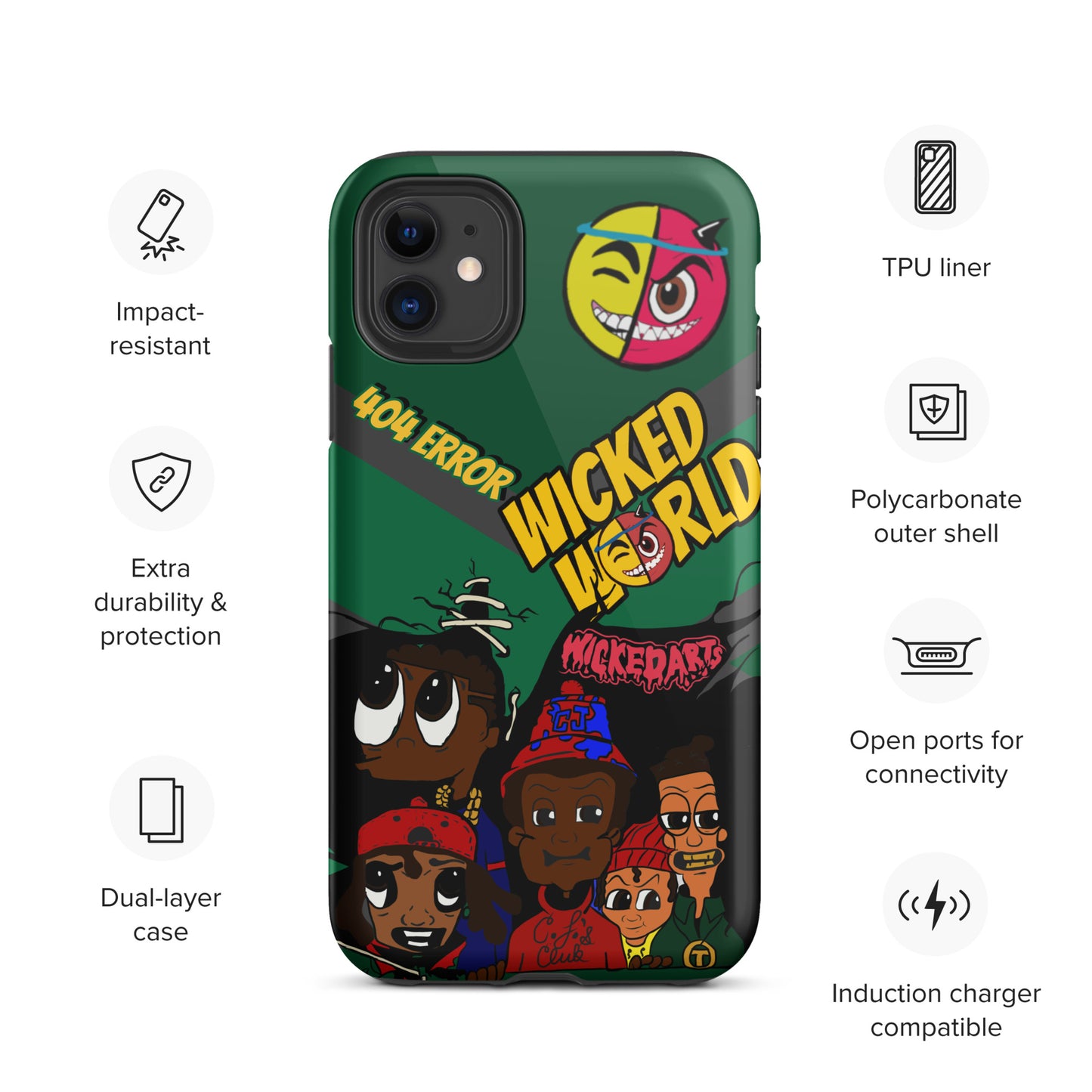 WickedWorld Tough Case for iPhone®