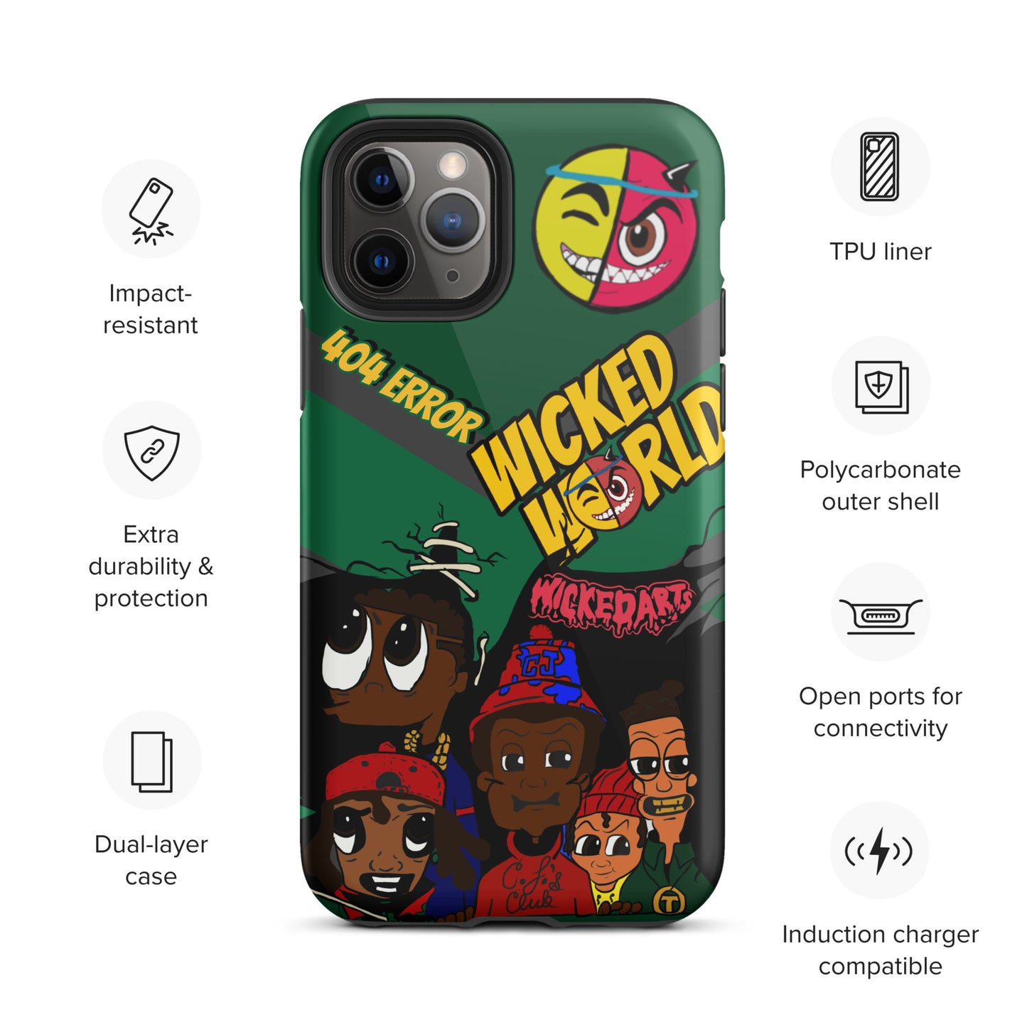 WickedWorld Tough Case for iPhone®