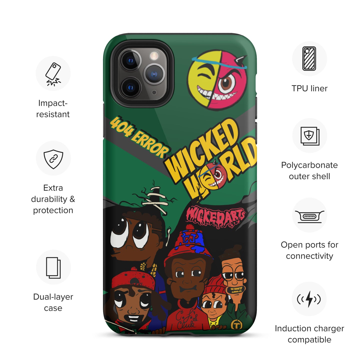 WickedWorld Tough Case for iPhone®