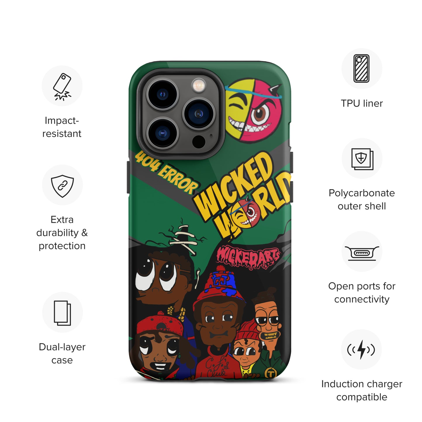 WickedWorld Tough Case for iPhone®