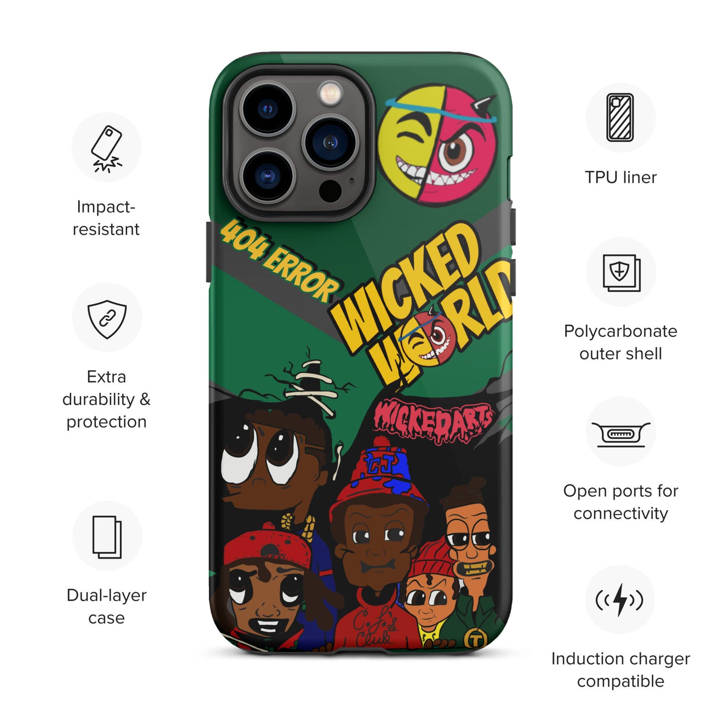 WickedWorld Tough Case for iPhone®