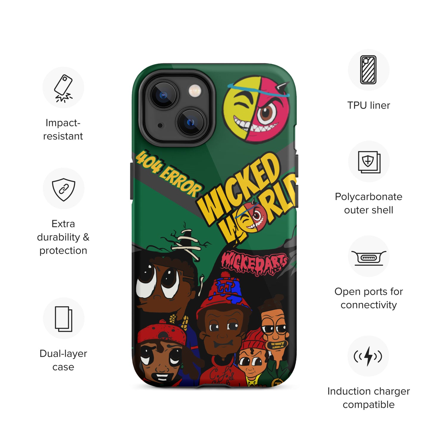 WickedWorld Tough Case for iPhone®