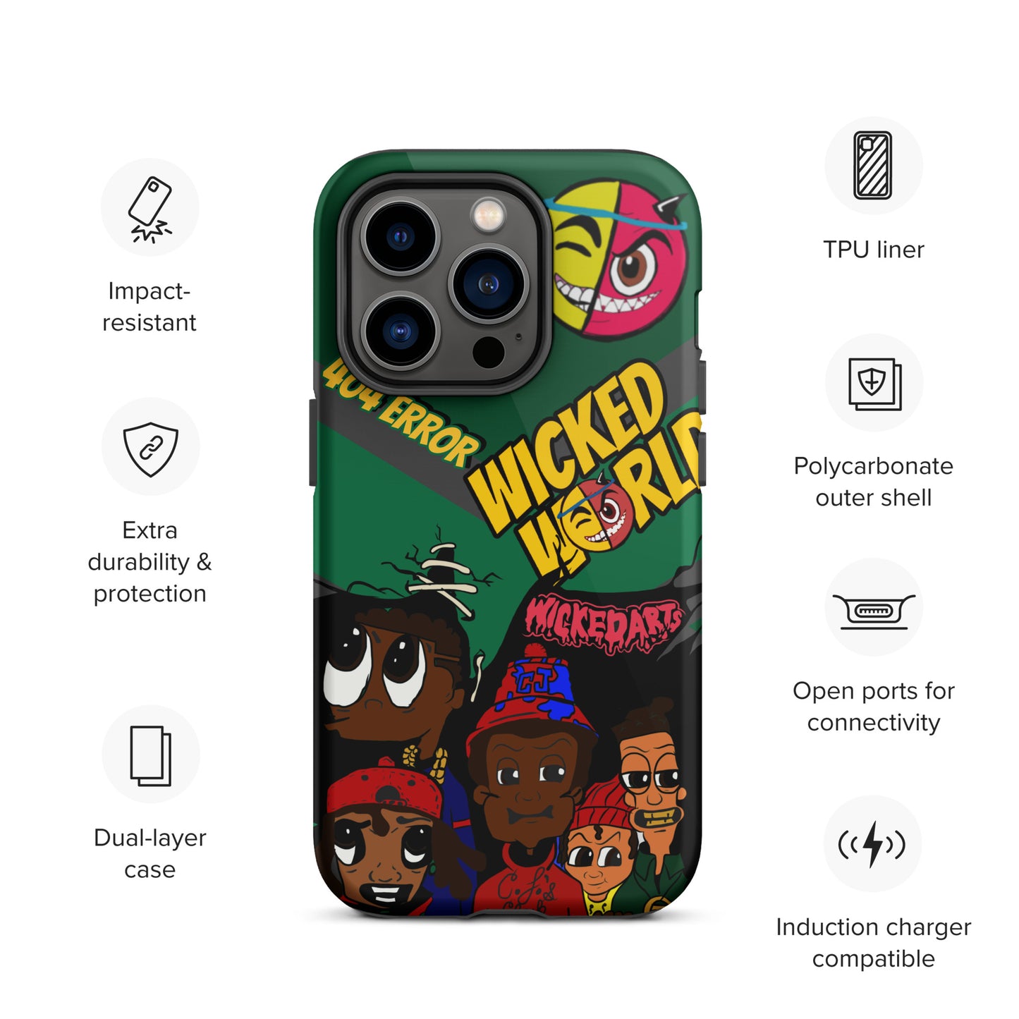 WickedWorld Tough Case for iPhone®