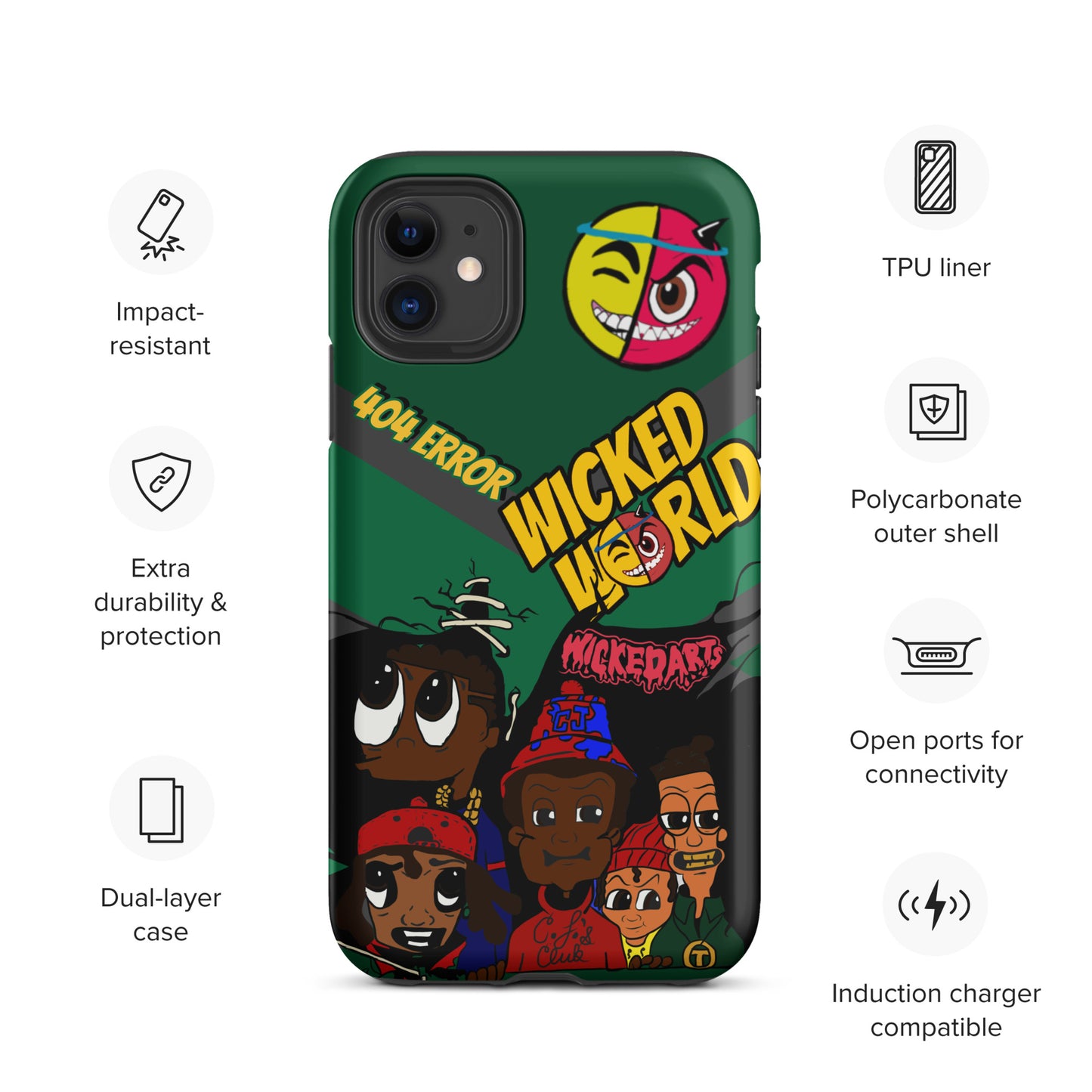 WickedWorld Tough Case for iPhone®