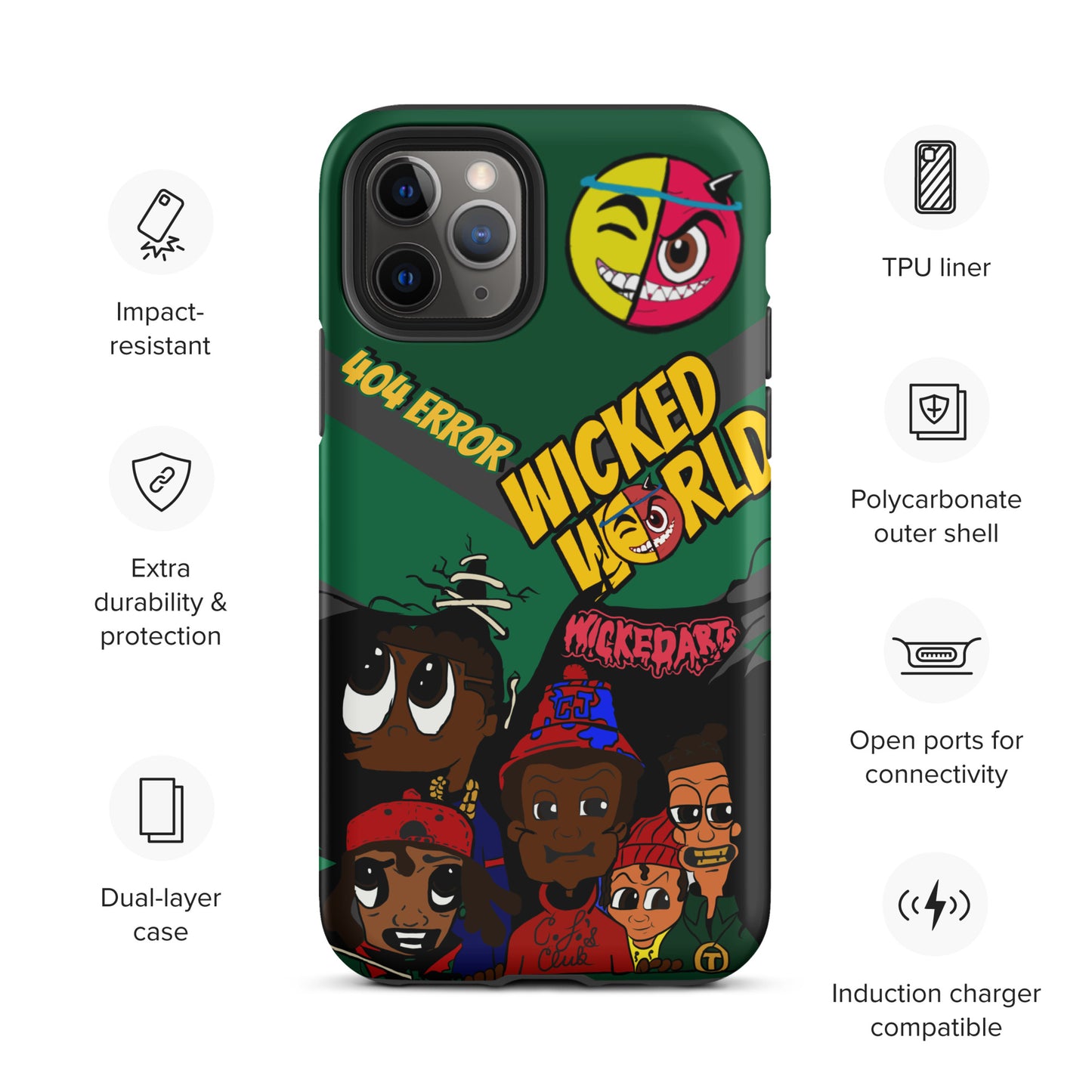 WickedWorld Tough Case for iPhone®
