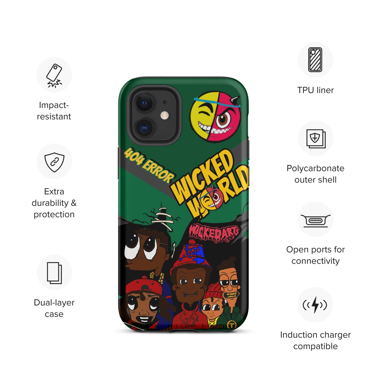 WickedWorld Tough Case for iPhone®