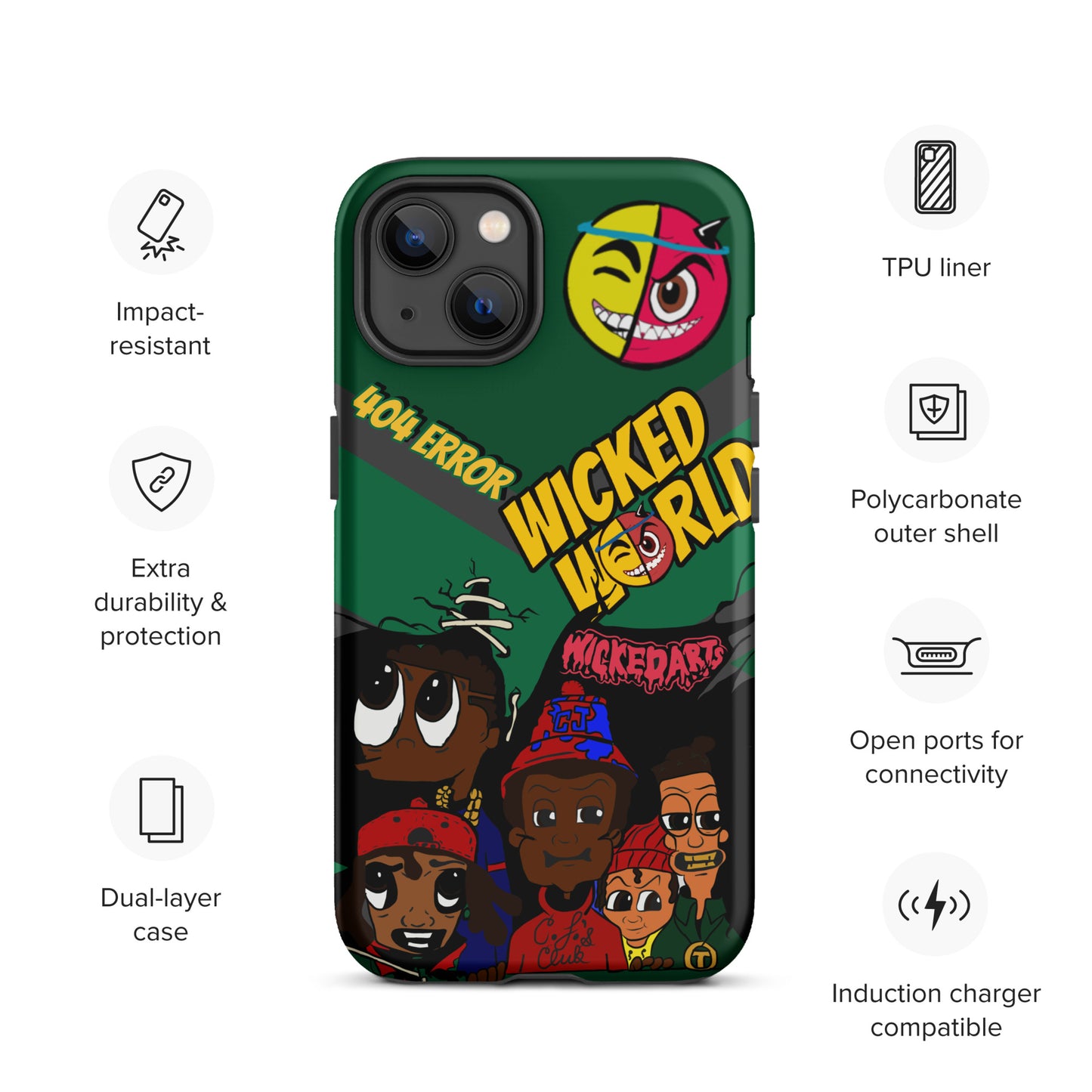 WickedWorld Tough Case for iPhone®