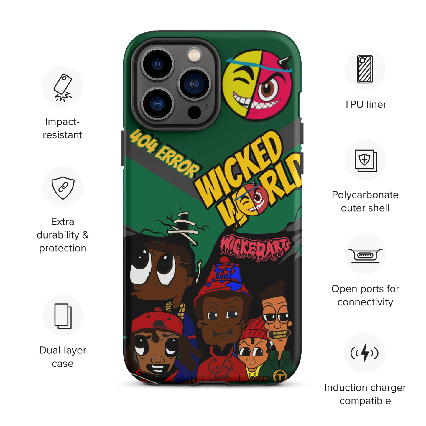 WickedWorld Tough Case for iPhone®