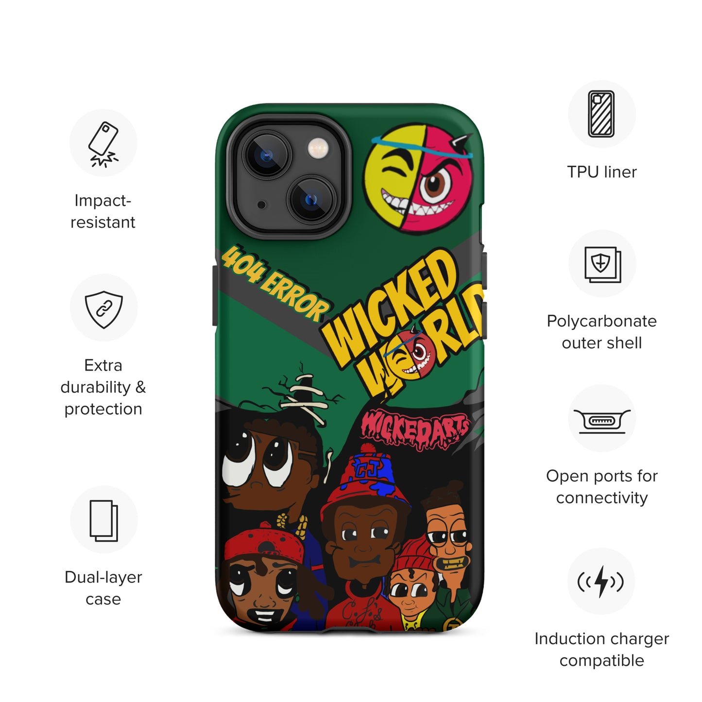 WickedWorld Tough Case for iPhone®