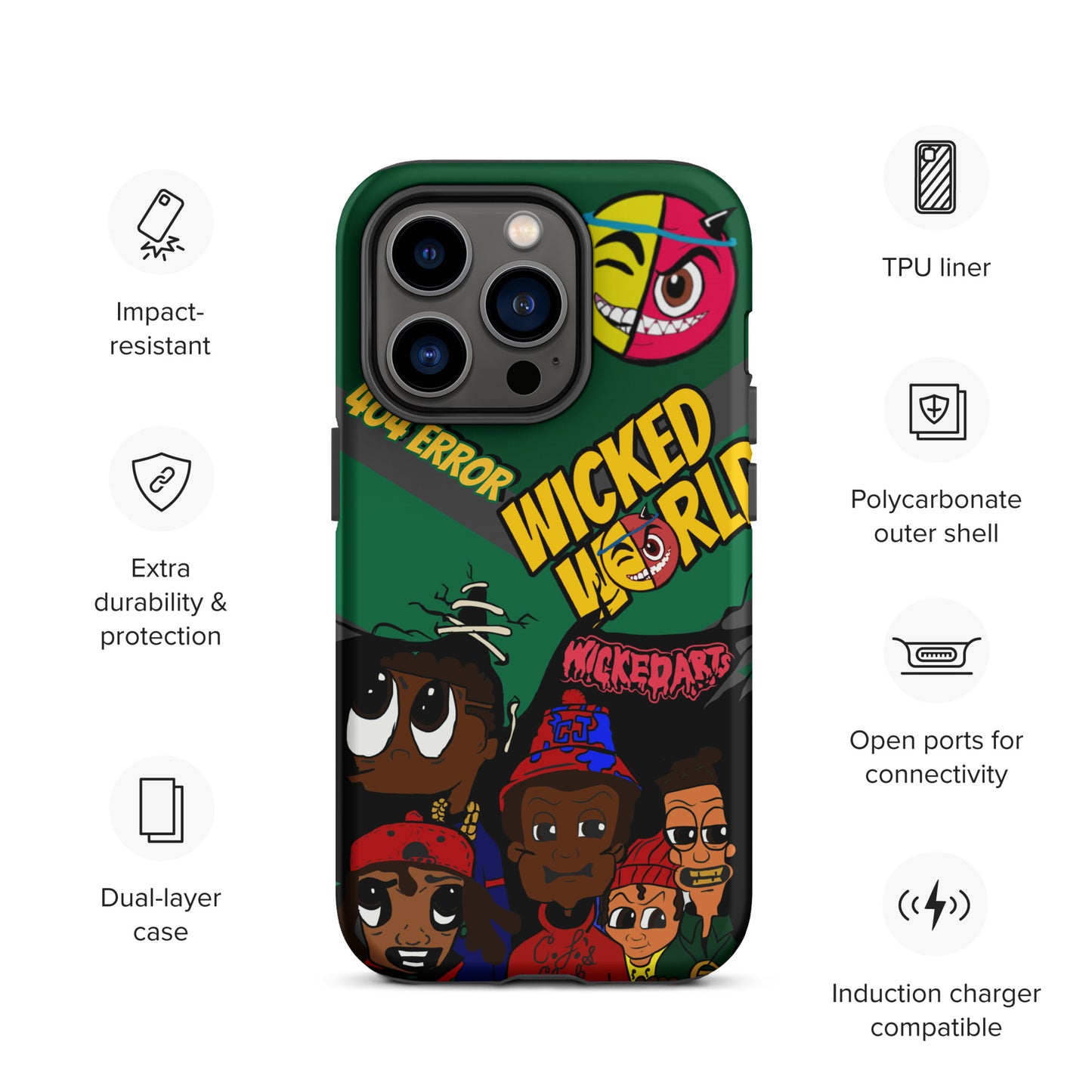 WickedWorld Tough Case for iPhone®