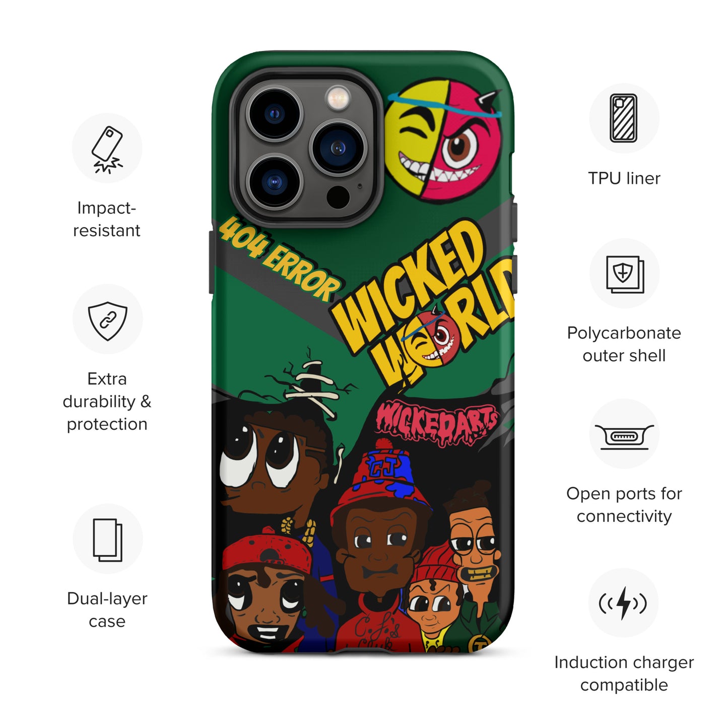 WickedWorld Tough Case for iPhone®