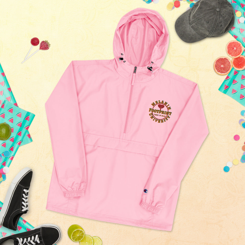 MFU Embroidered Champion Packable Jacket