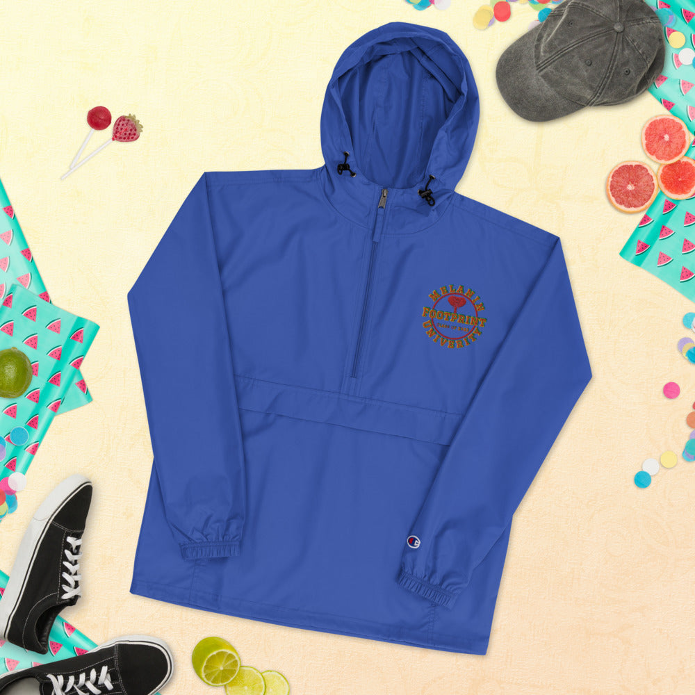 MFU Embroidered Champion Packable Jacket