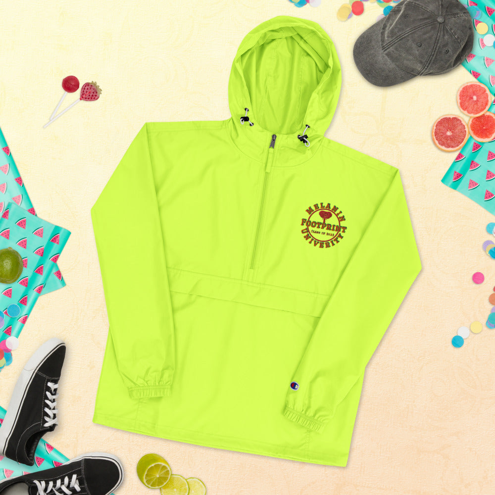 MFU Embroidered Champion Packable Jacket